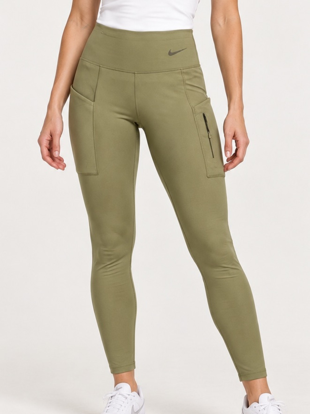 Nike Olive High-Waist Utility Leggings